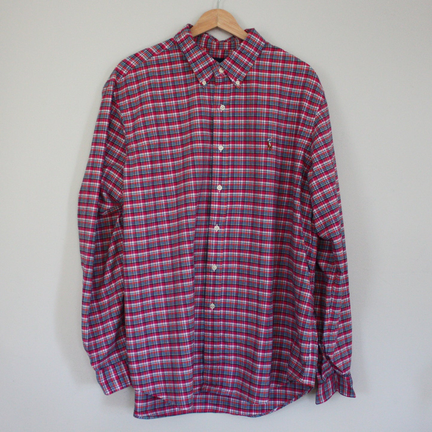 Plaid Jean Top - Pink Multi