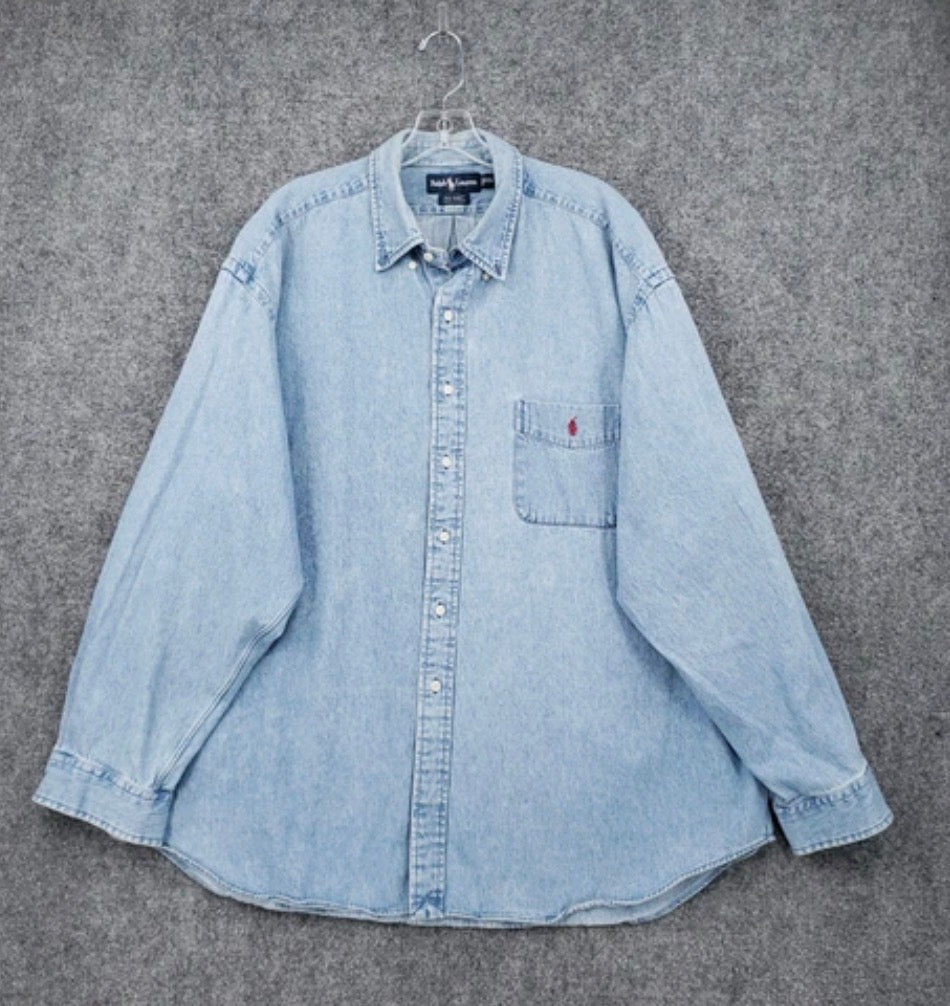 Square Yoke - Denim
