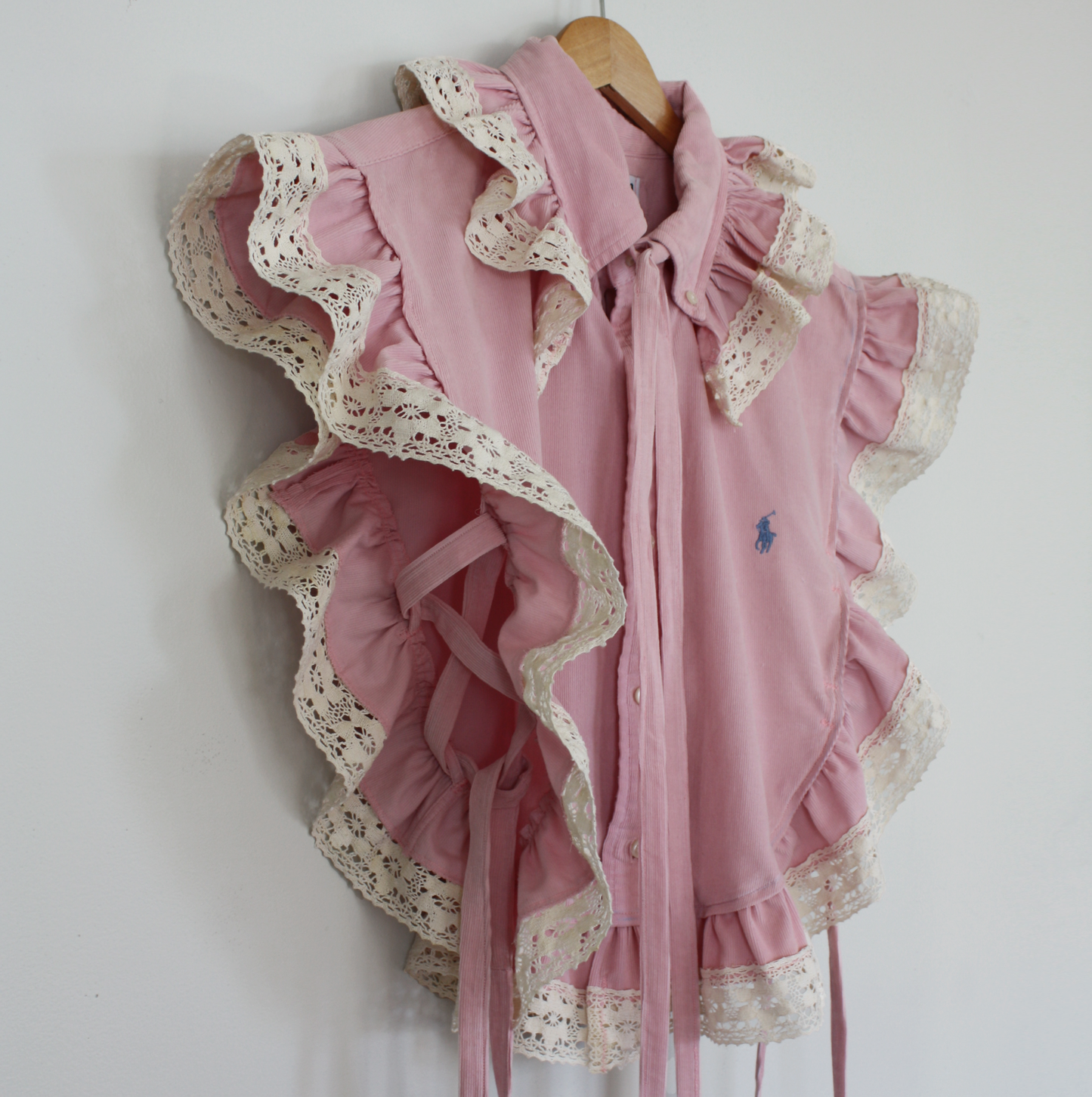 Apron Top, Pink Corduroy