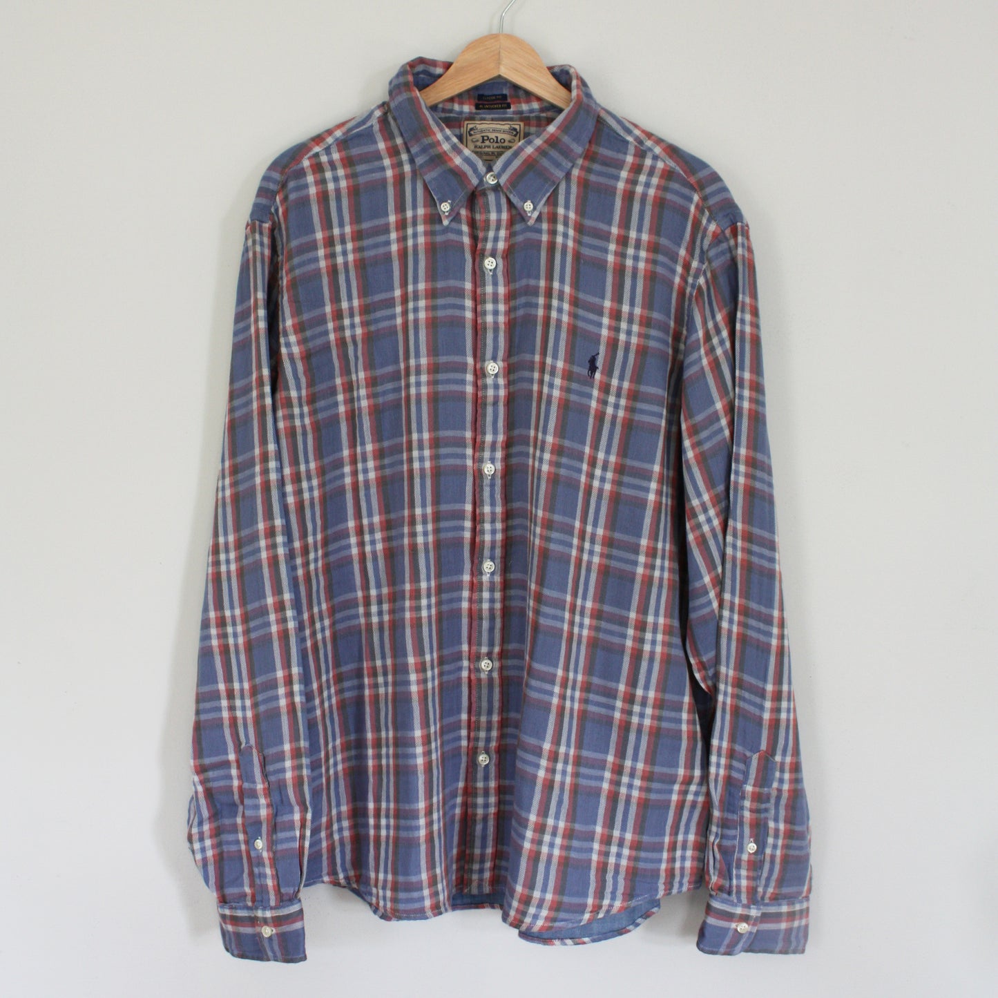 Jean Plaid Top - Blue Multi