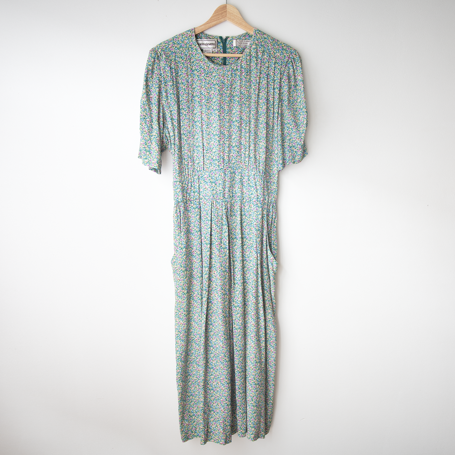 80's Ditsy Printed Midi