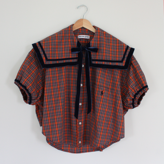Sailor Top, Plaid