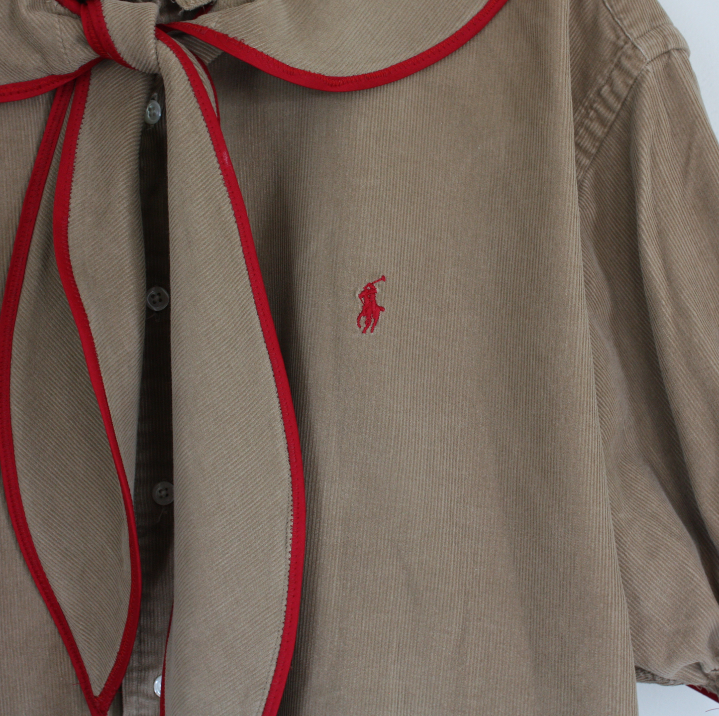 Sailor Top, Beige/Red