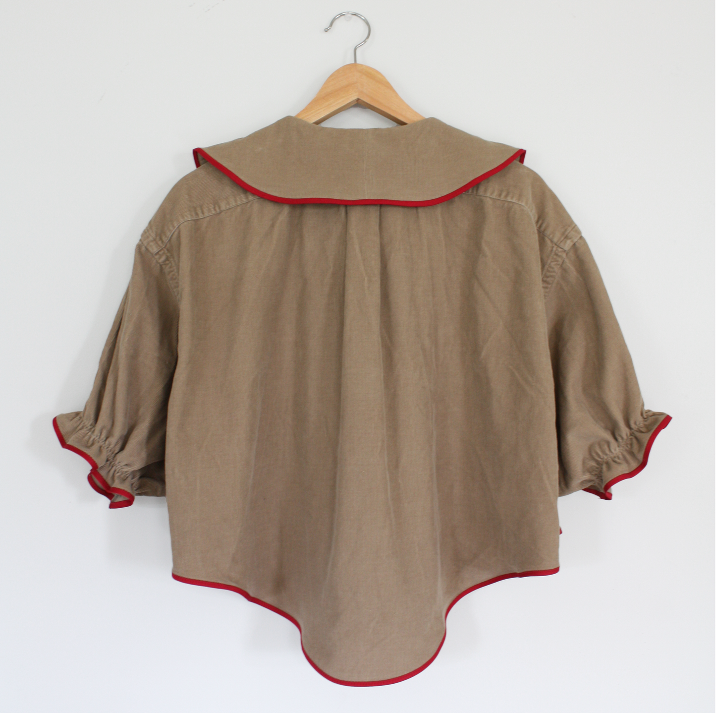 Sailor Top, Beige/Red