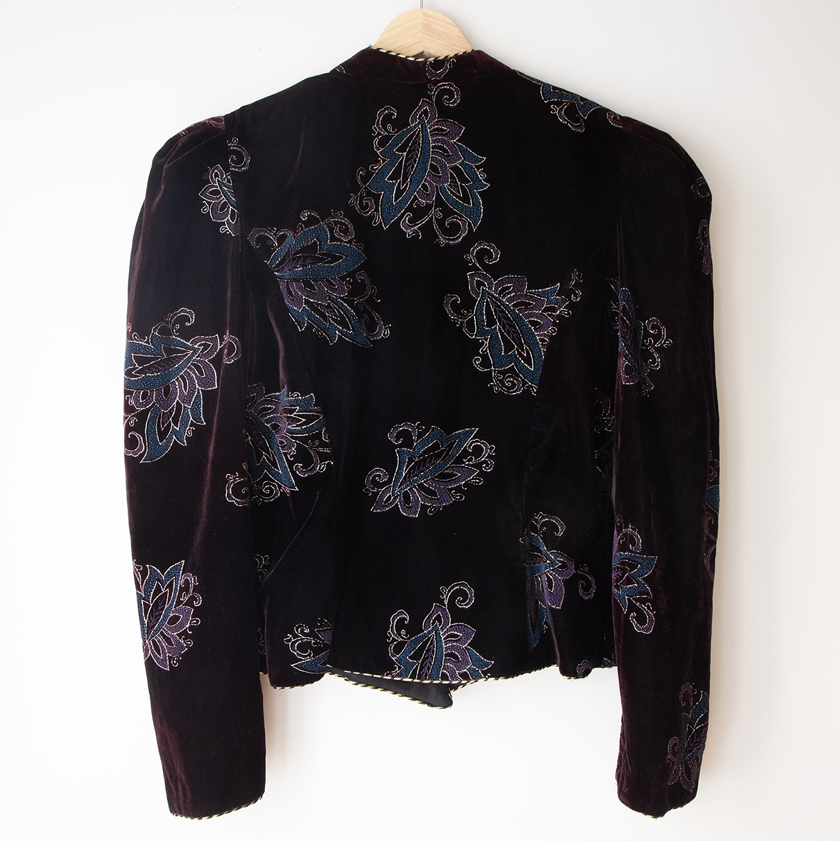 Paisley Velvet Bondolero Jacket