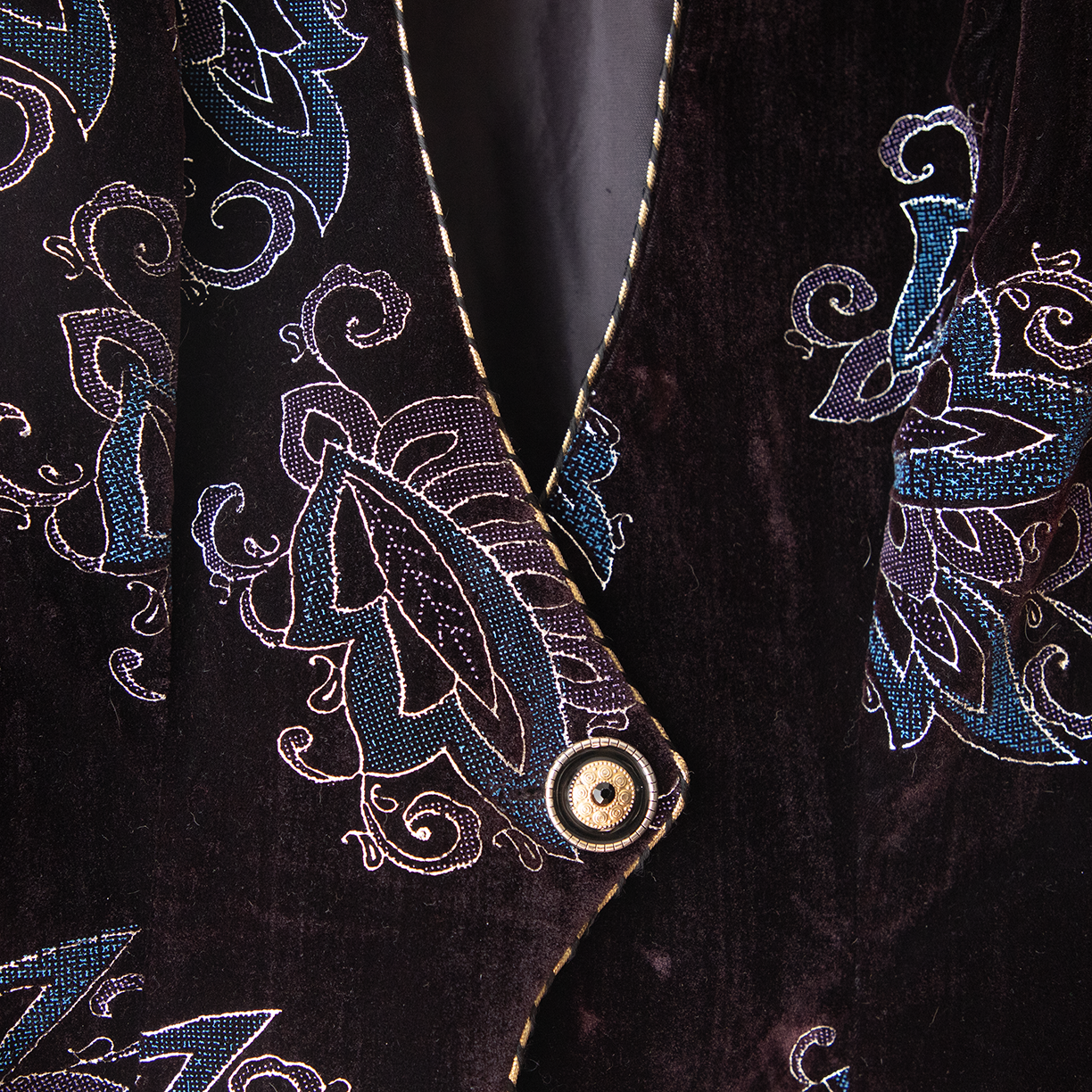 Paisley Velvet Bondolero Jacket